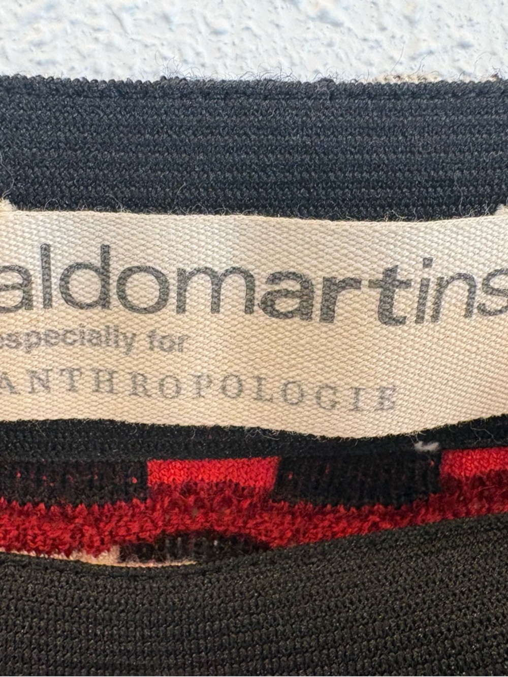 Aldo Martins x Anthropologie Checkered Pencil Skirt - Red/Pink - Picture 2 of 8